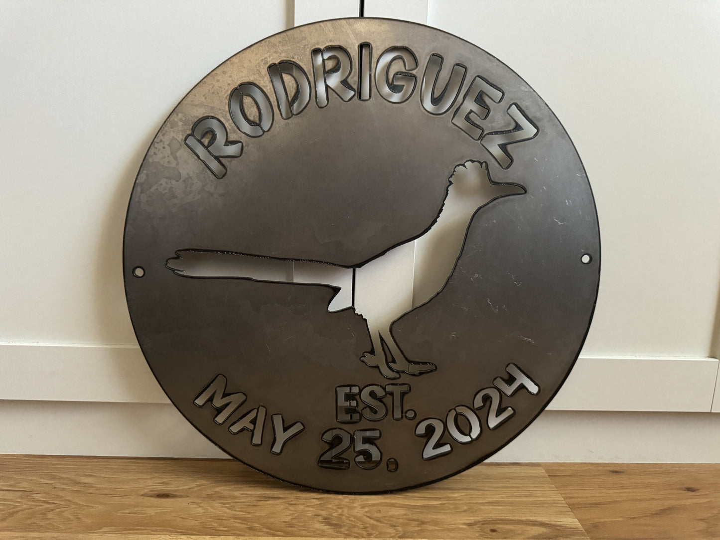 Road Runner Sign - Desert - Personalized Steel Sign - Metal Art - SQ100