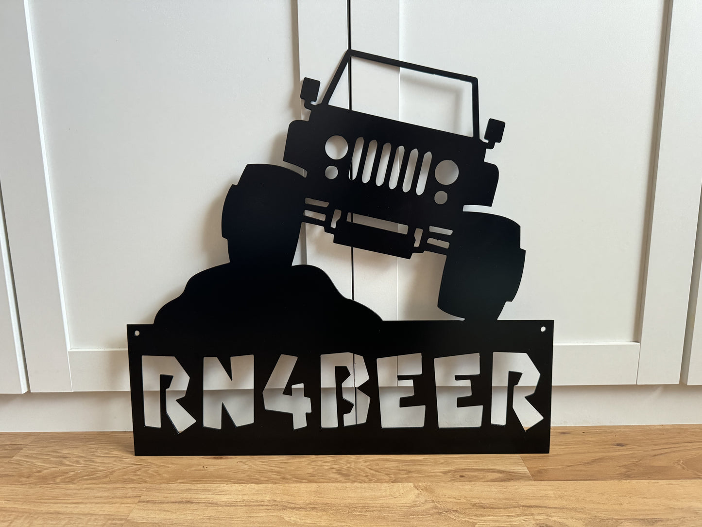 JEEP Inspired - Off Road - Personalized Steel Sign - Metal Art - SQ12-36
