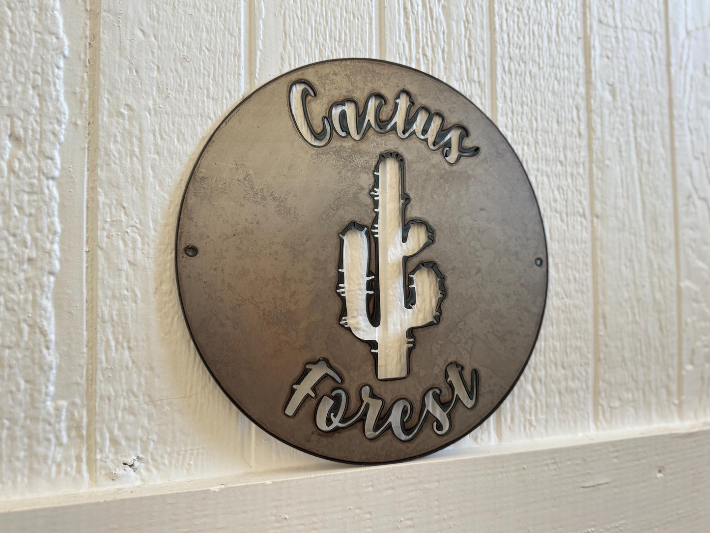 Cactus Sign - Desert - Personalized Steel Sign - Metal Art - SQ100