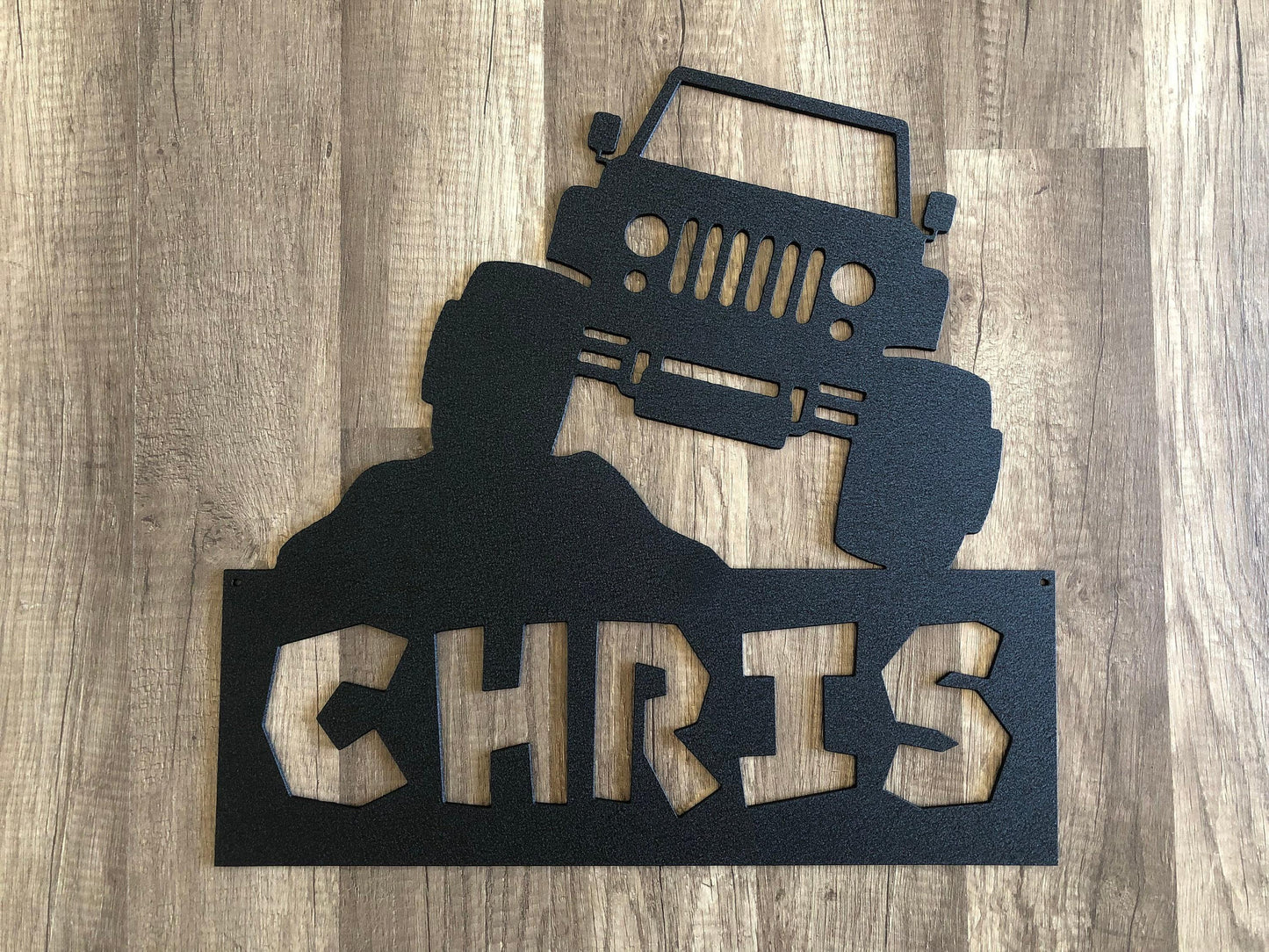 JEEP Inspired - Off Road - Personalized Steel Sign - Metal Art - SQ12-36