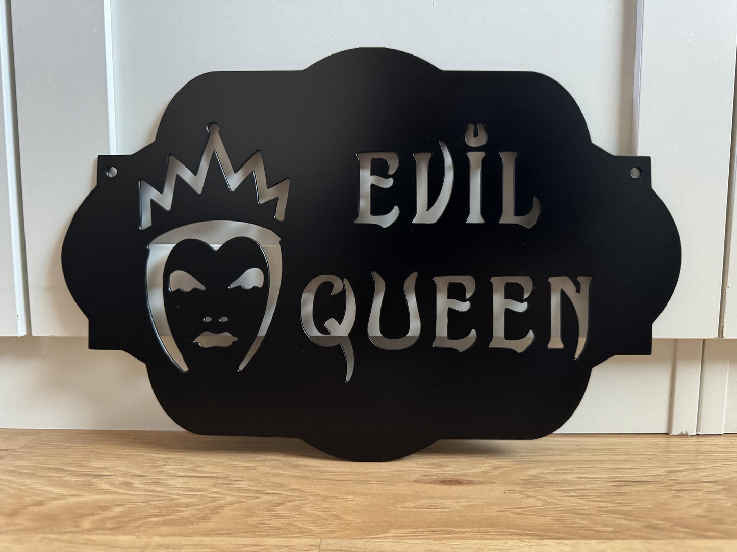 EVIL QUEEN inspired Steel Sign - Kids Movie Metal Art