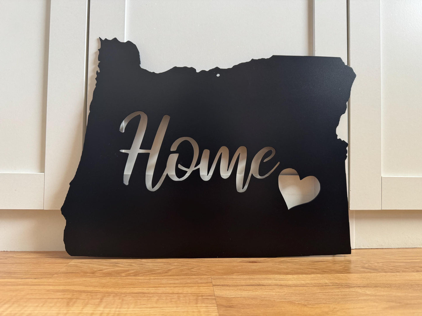 OREGON "HOME" State Sign - Gift Memorabilia Steel Sign - Metal Art - SQ100