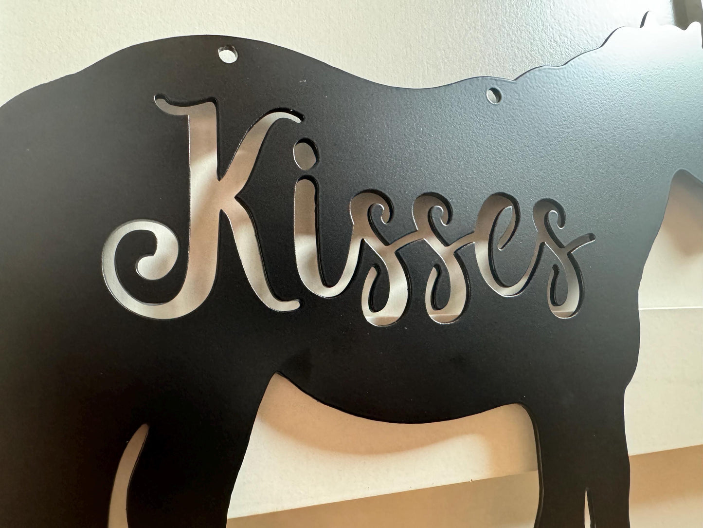 Pony Stall Name Plaque - Shetland Pony Sign - Personalized Steel Sign - Metal Art - SQ12-36