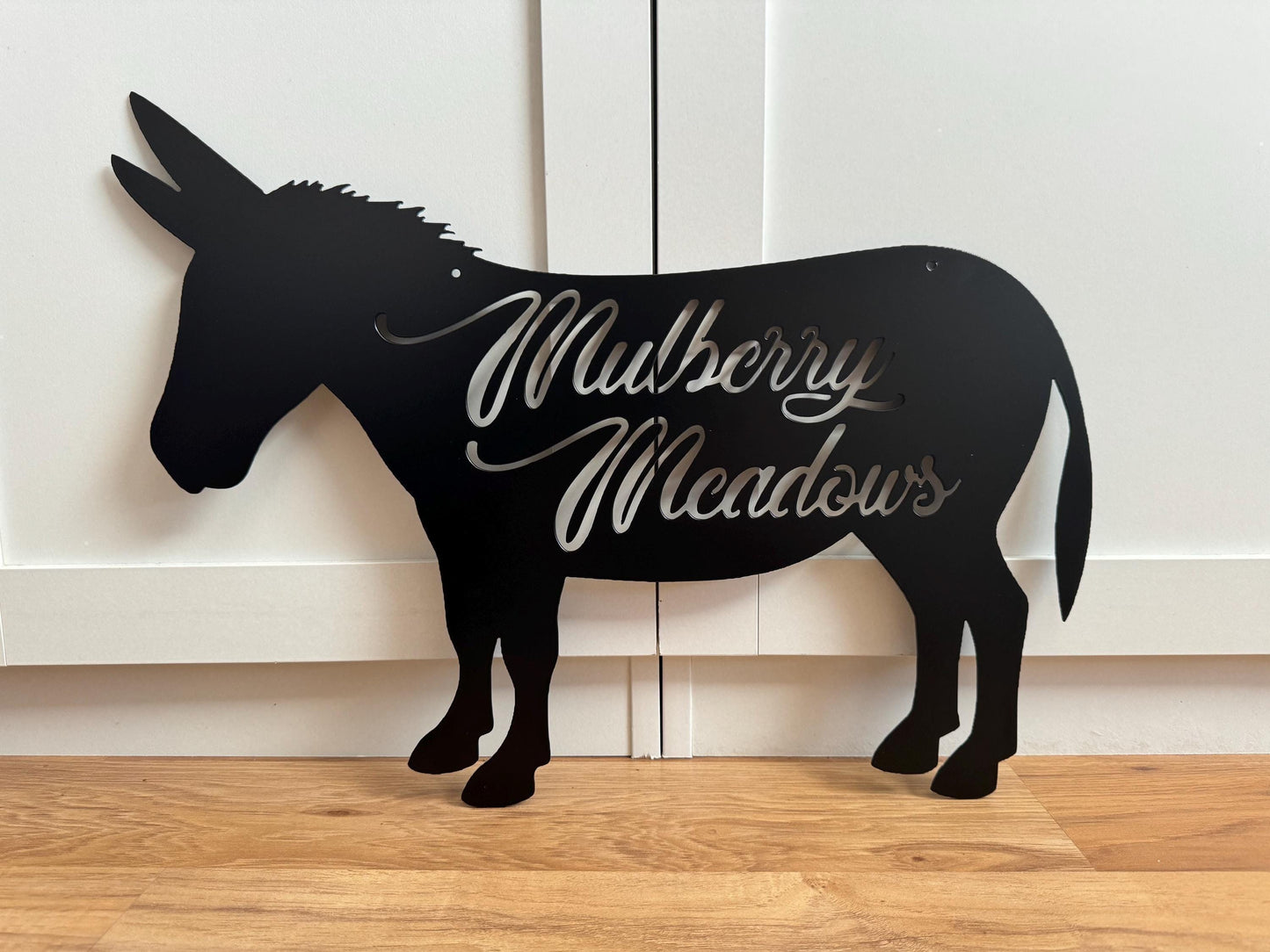 Donkey Barn - Ranch Sign - Farm Sign - Personalized Steel Sign - Metal Art