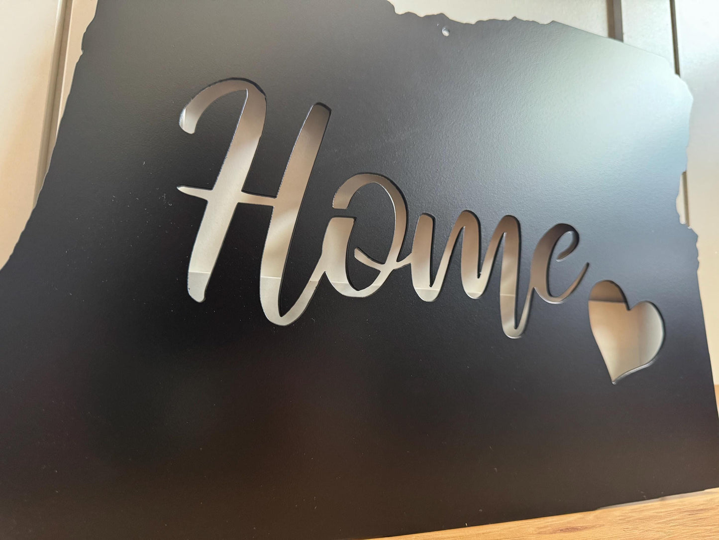 OREGON "HOME" State Sign - Gift Memorabilia Steel Sign - Metal Art - SQ100
