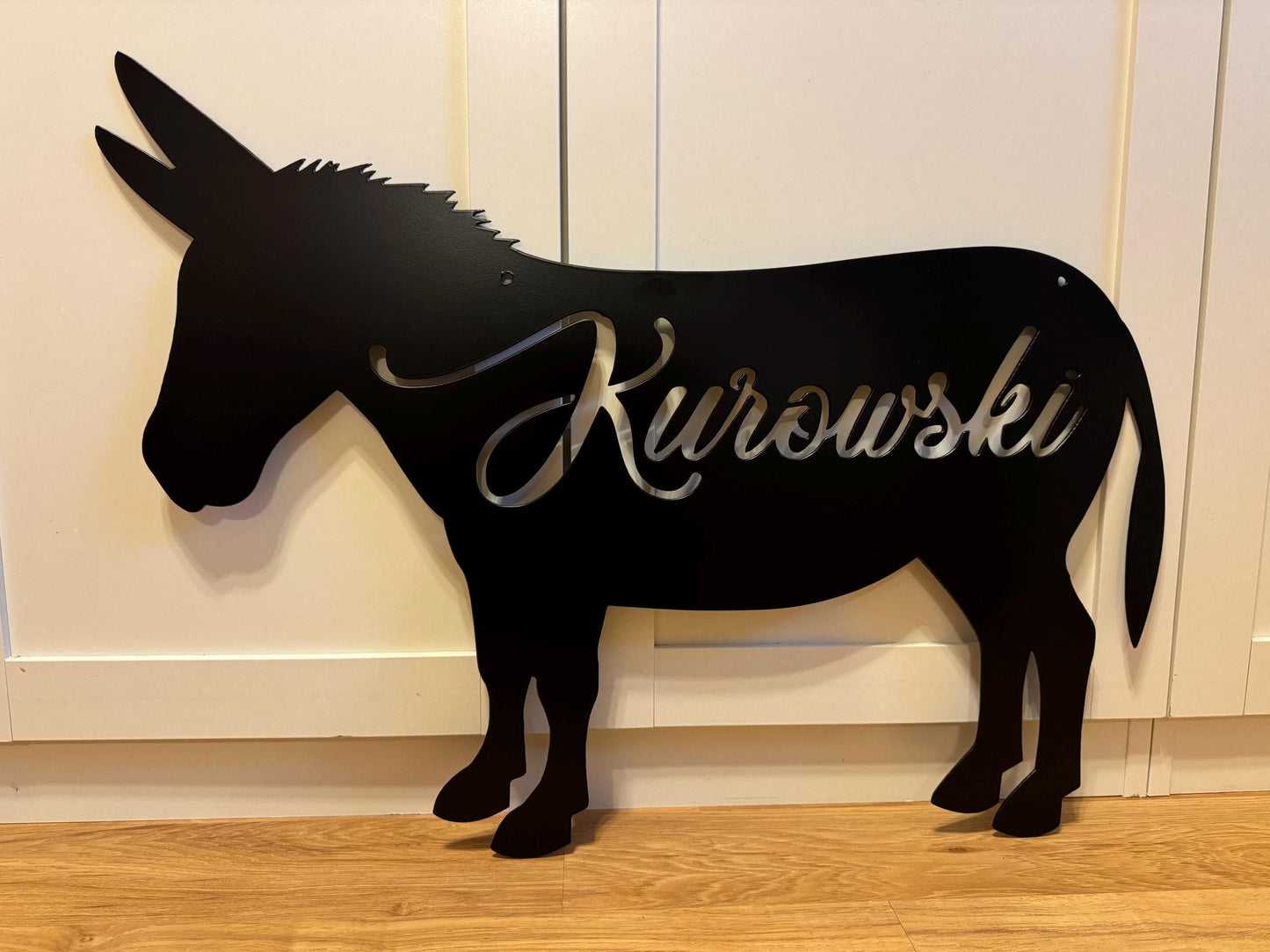 Donkey Barn - Ranch Sign - Farm Sign - Personalized Steel Sign - Metal Art
