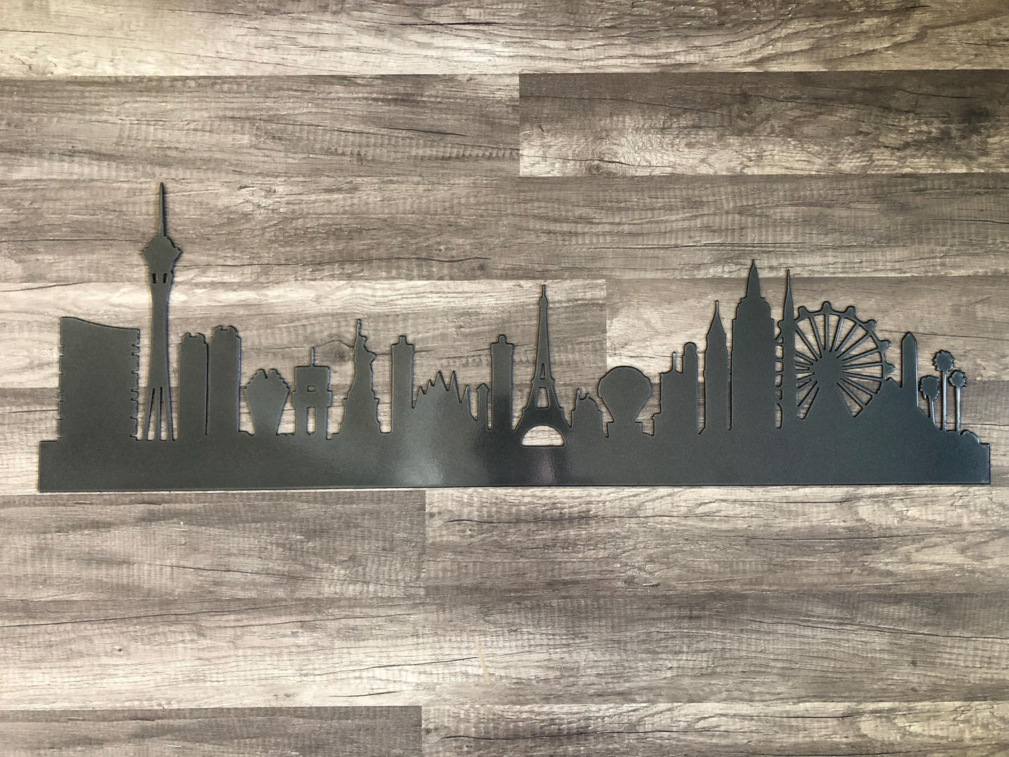 Las Vegas Nevada Skyline - Decorative Steel Sign - Metal Art