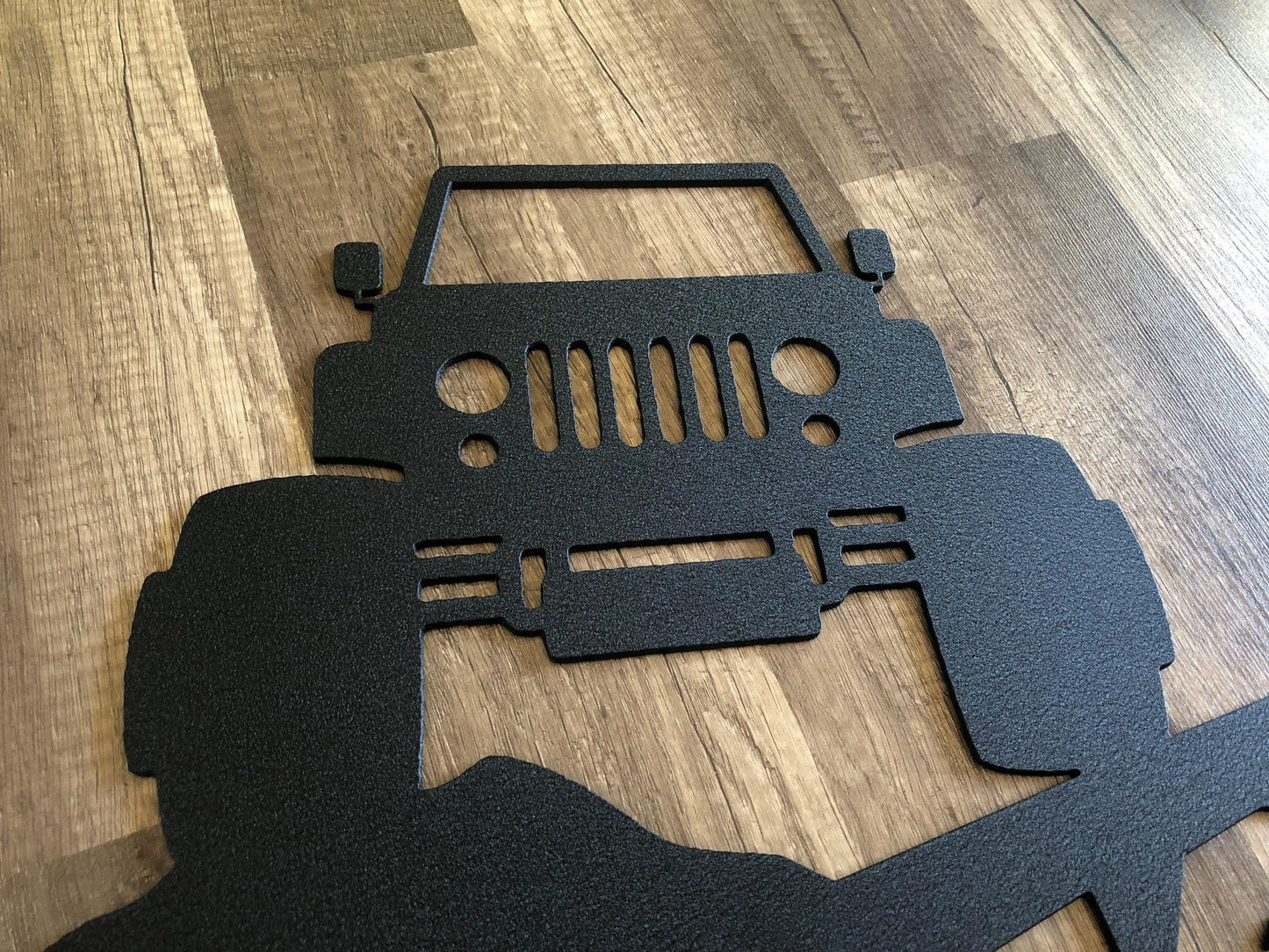 JEEP Inspired - Off Road - Personalized Steel Sign - Metal Art - SQ12-36