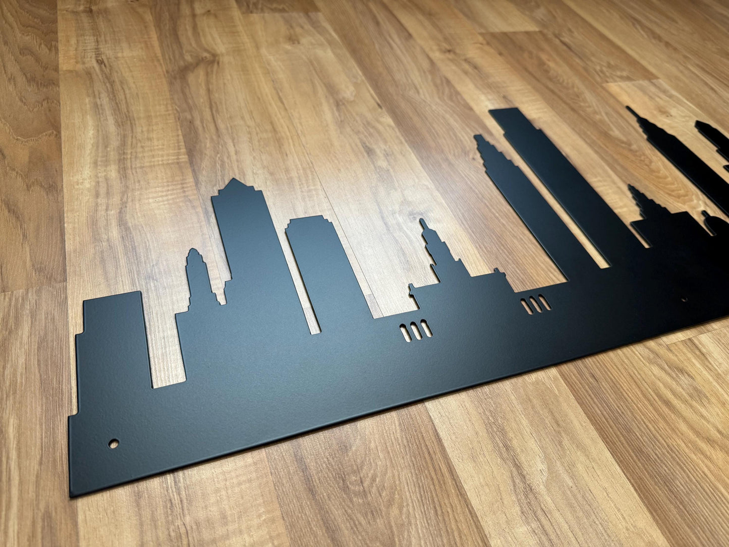 Philadelphia Pennsylvania Skyline - Decorative Steel Sign - Metal Art