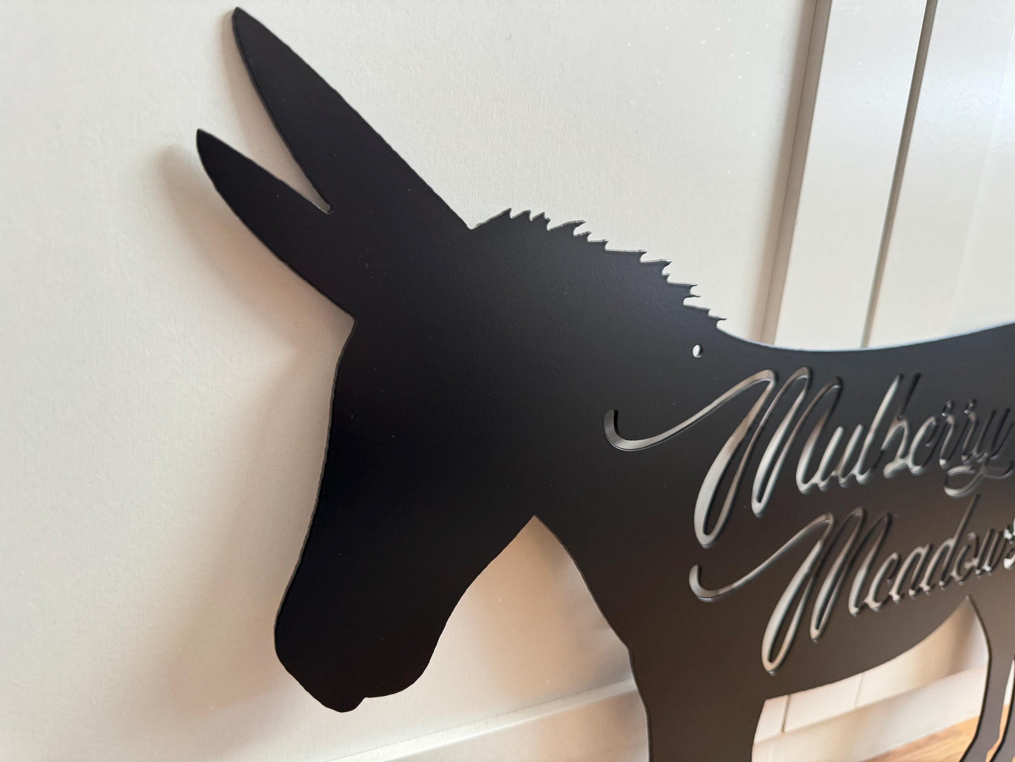 Donkey Barn - Ranch Sign - Farm Sign - Personalized Steel Sign - Metal Art