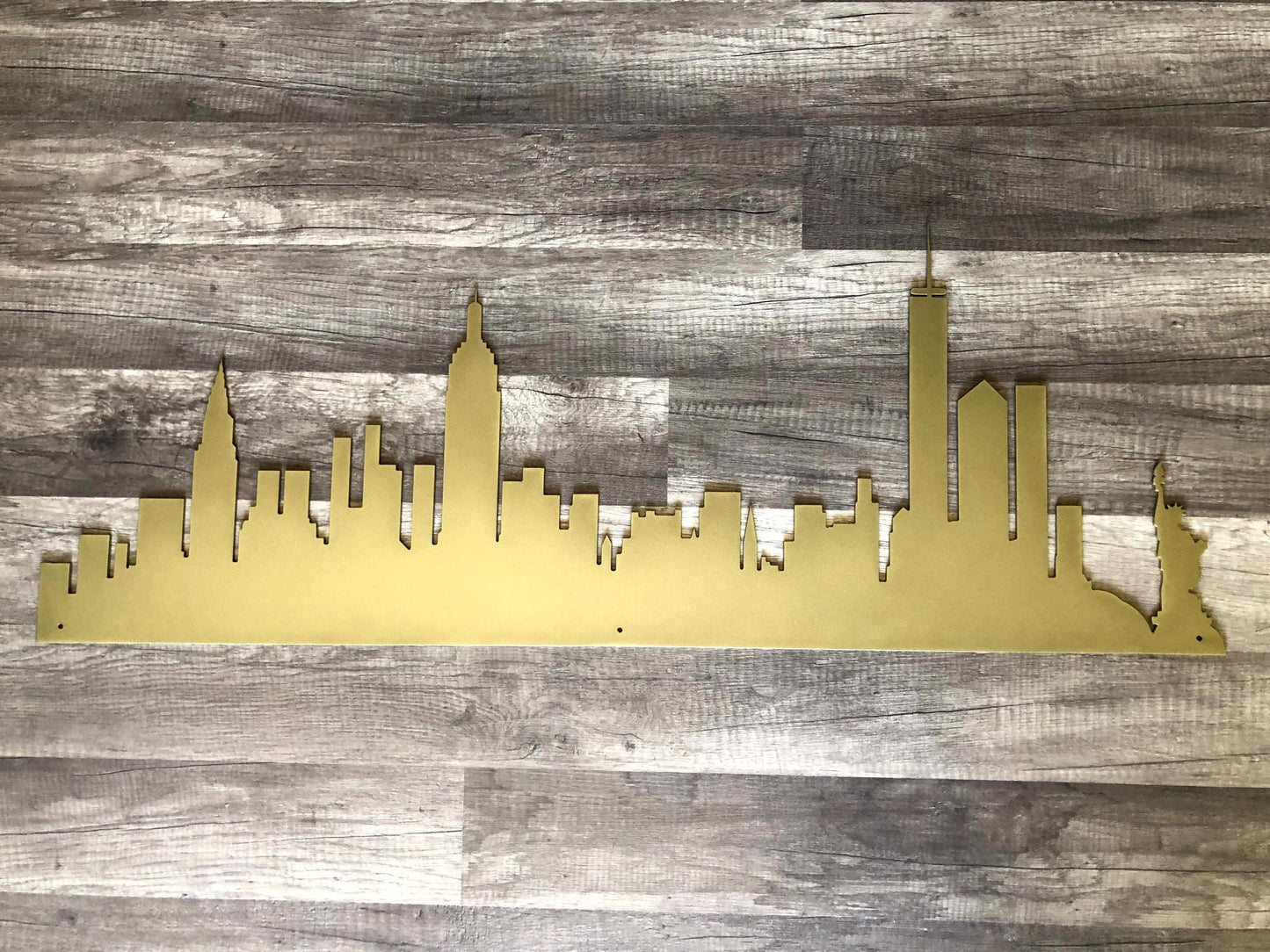 New York City, New York Skyline - Steel Sign - Metal Art