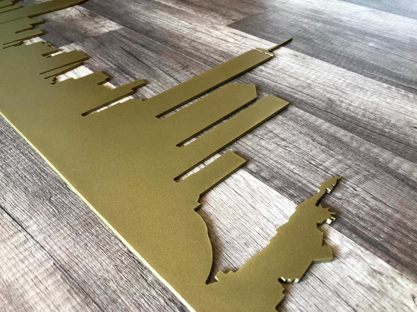New York City, New York Skyline - Steel Sign - Metal Art