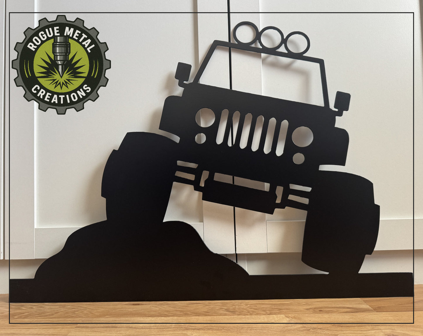 JEEP Inspired - Off Road - Steel Sign - Metal Art - SQ12-36