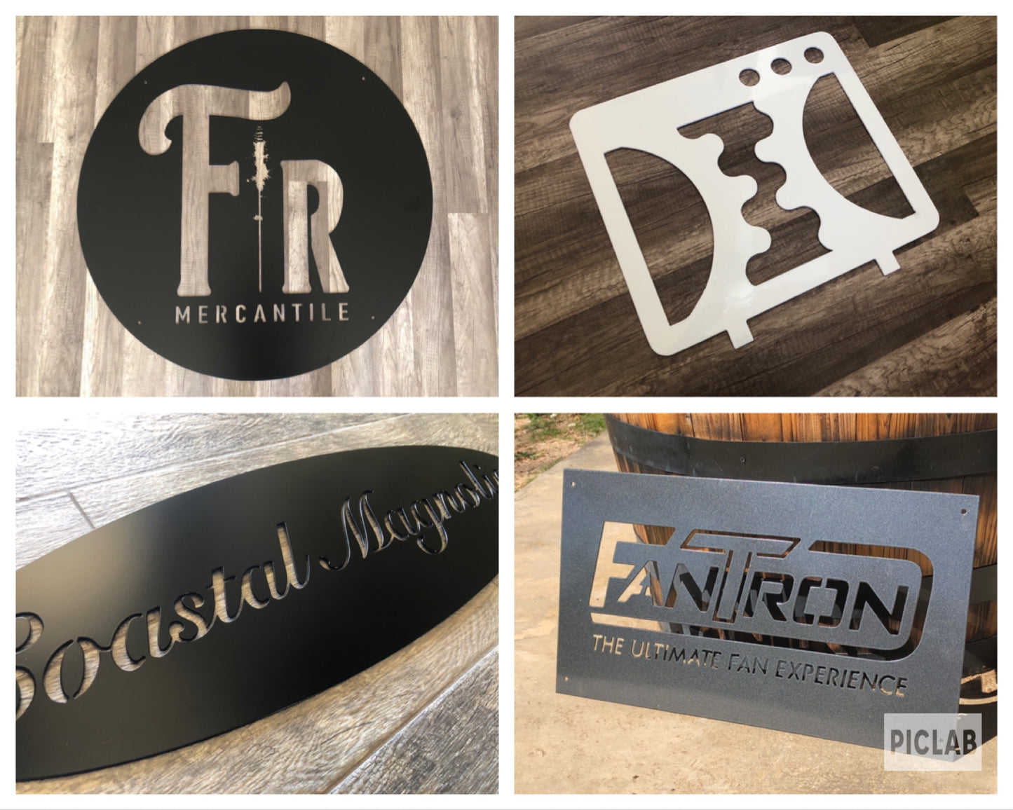 Custom Logo, Brand, Business, Idea - Personalized Steel Sign - Metal Art