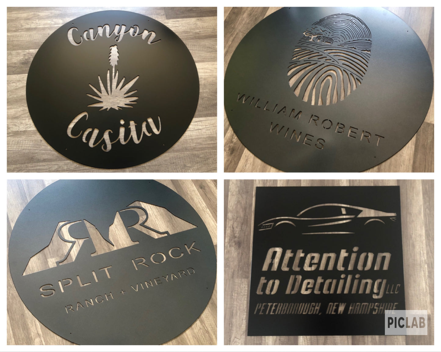 Custom Logo, Brand, Business, Idea - Personalized Steel Sign - Metal Art