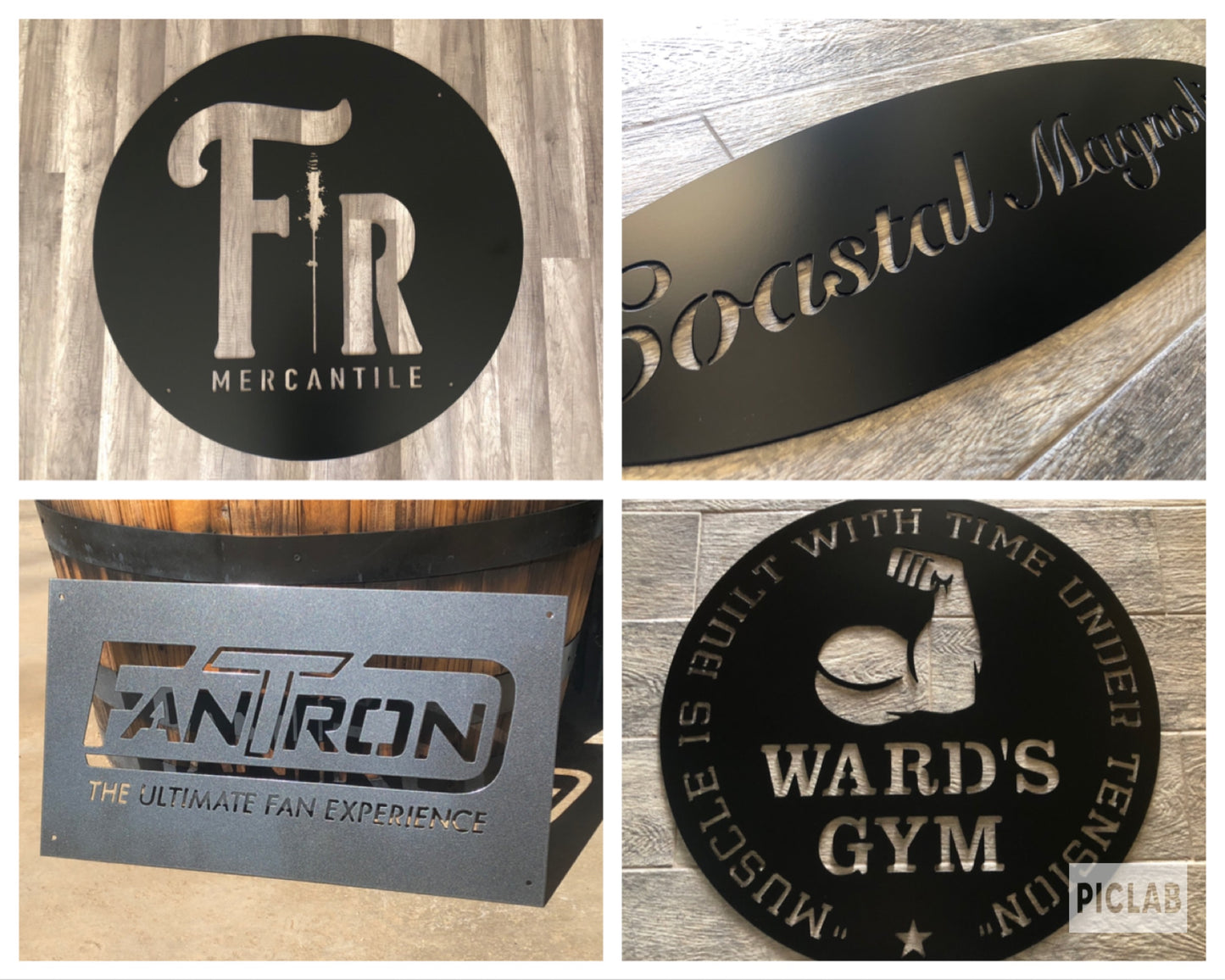 Custom Logo, Brand, Business, Idea - Personalized Steel Sign - Metal Art
