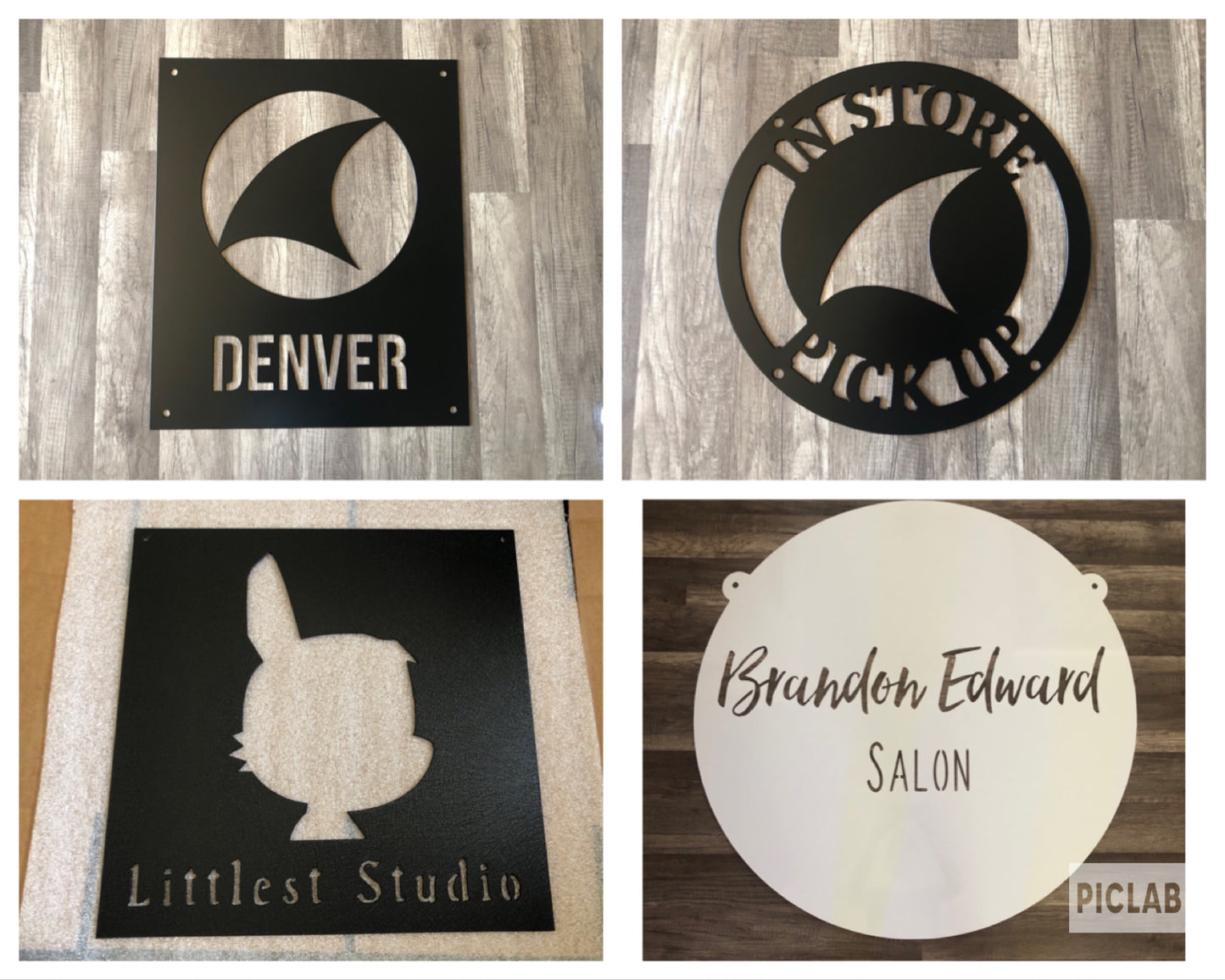 Custom Logo, Brand, Business, Idea - Personalized Steel Sign - Metal Art