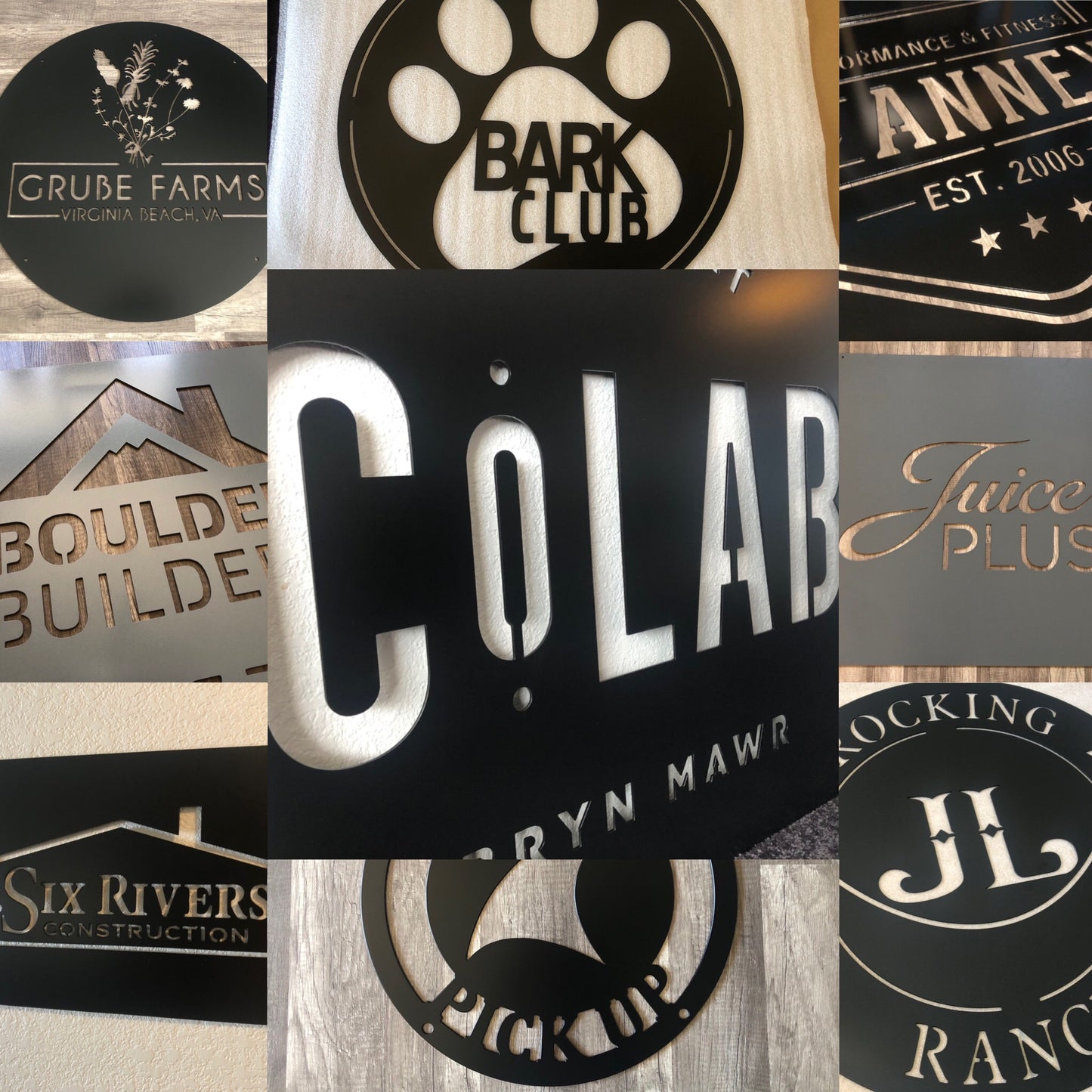 Custom Logo, Brand, Business, Idea - Personalized Steel Sign - Metal Art