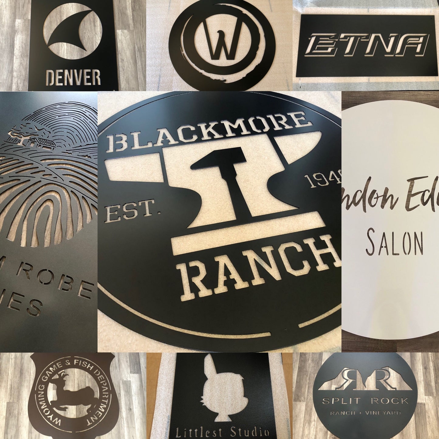 Custom Logo, Brand, Business, Idea - Personalized Steel Sign - Metal Art