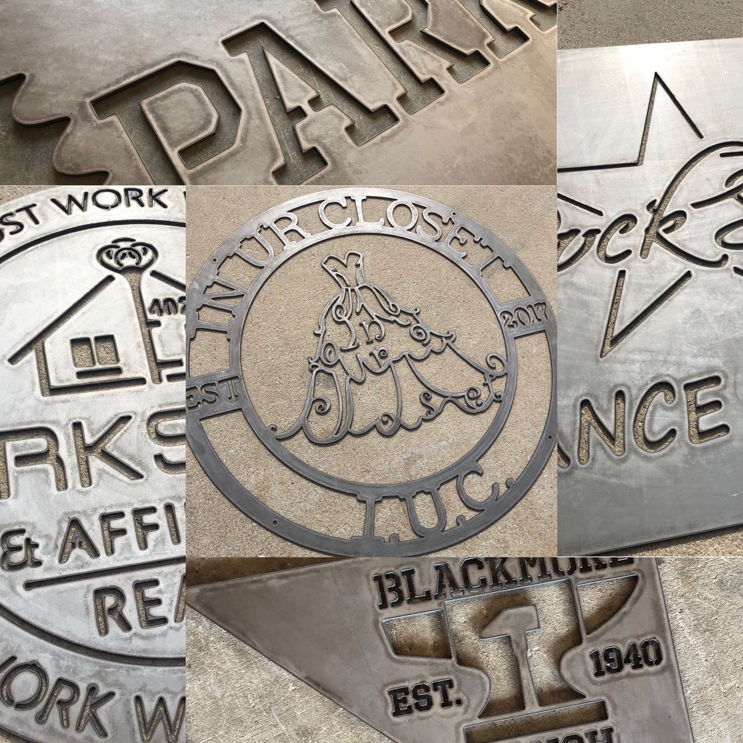 Custom Logo, Brand, Business, Idea - Personalized Steel Sign - Metal Art