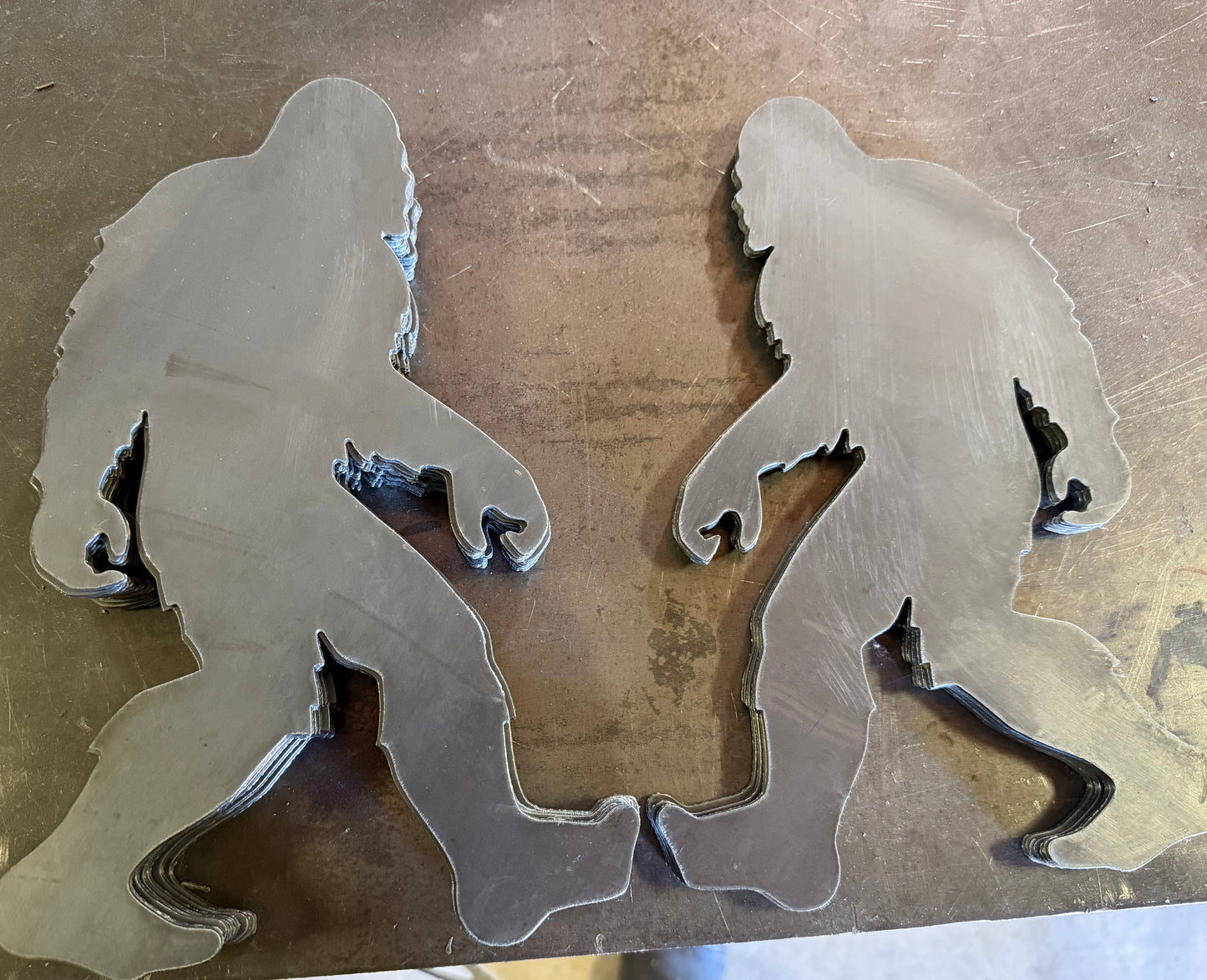 Bigfoot Metal Art Cutout