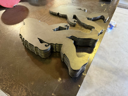 Bigfoot Metal Art Cutout