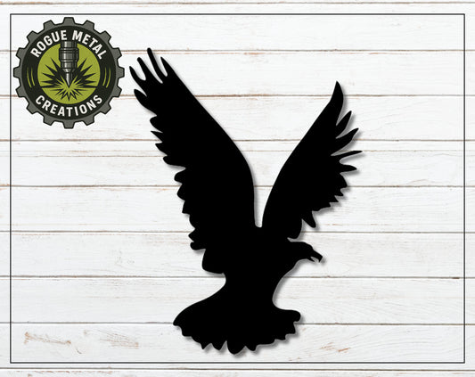 EAGLE BIRD Metal Art - House, Garden, Gate - Steel Sign - Wall Art - SQ12-36