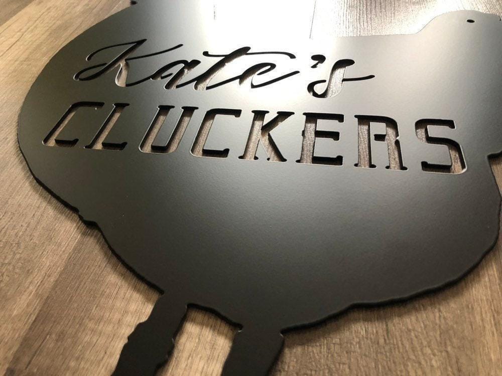 Chicken Coop Sign - Farm Sign - Personalized Steel Sign - Metal Art - SQ12-36