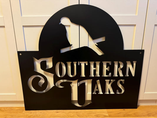 LONESOME DOVE inspired PERSONALIZED Farm Ranch Name Steel Sign - Western Movie Metal Art - SQ12-36
