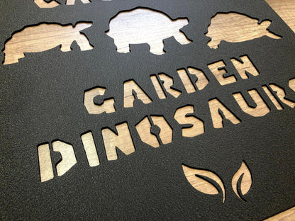 Pet Turtle Sign - Animal Gate Sign - Garden Steel Sign - Metal Art - SQ100