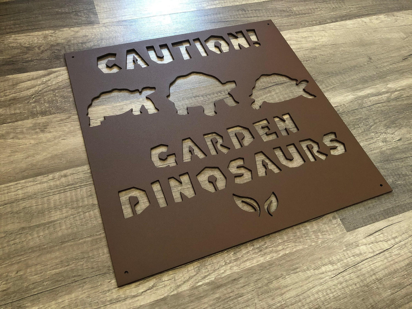 Pet Turtle Sign - Animal Gate Sign - Garden Steel Sign - Metal Art - SQ100