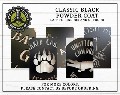 Custom Logo, Brand, Business, Idea - Personalized Steel Sign - Metal Art