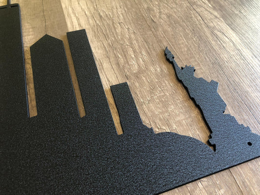 New York City, New York Skyline - Steel Sign - Metal Art