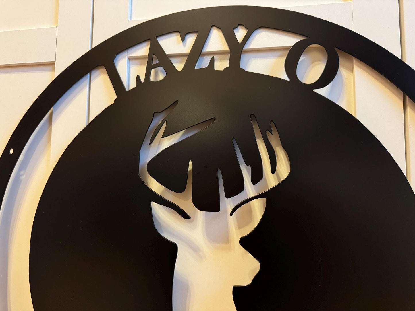 Deer Sign - Personalized Steel Sign - Metal Art - SQ100