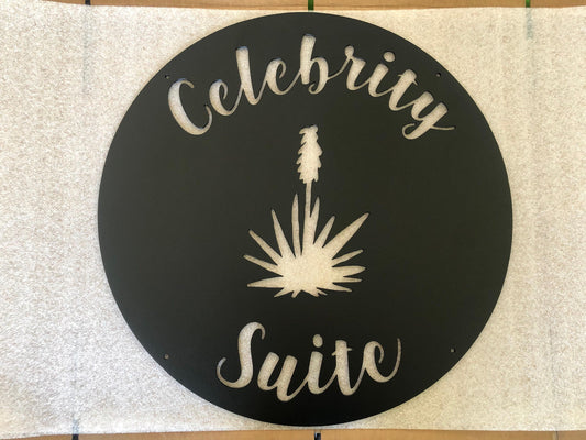 Yucca Plant Sign - Desert - Personalized Steel Sign - Metal Art - SQ100