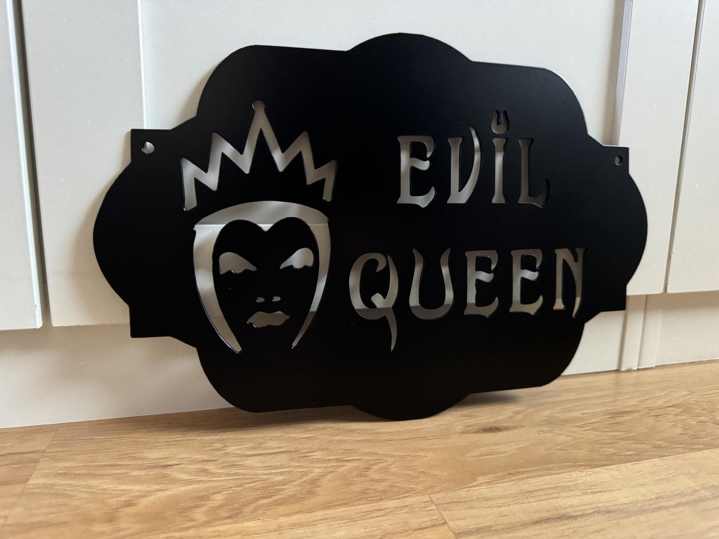 EVIL QUEEN inspired Steel Sign - Kids Movie Metal Art