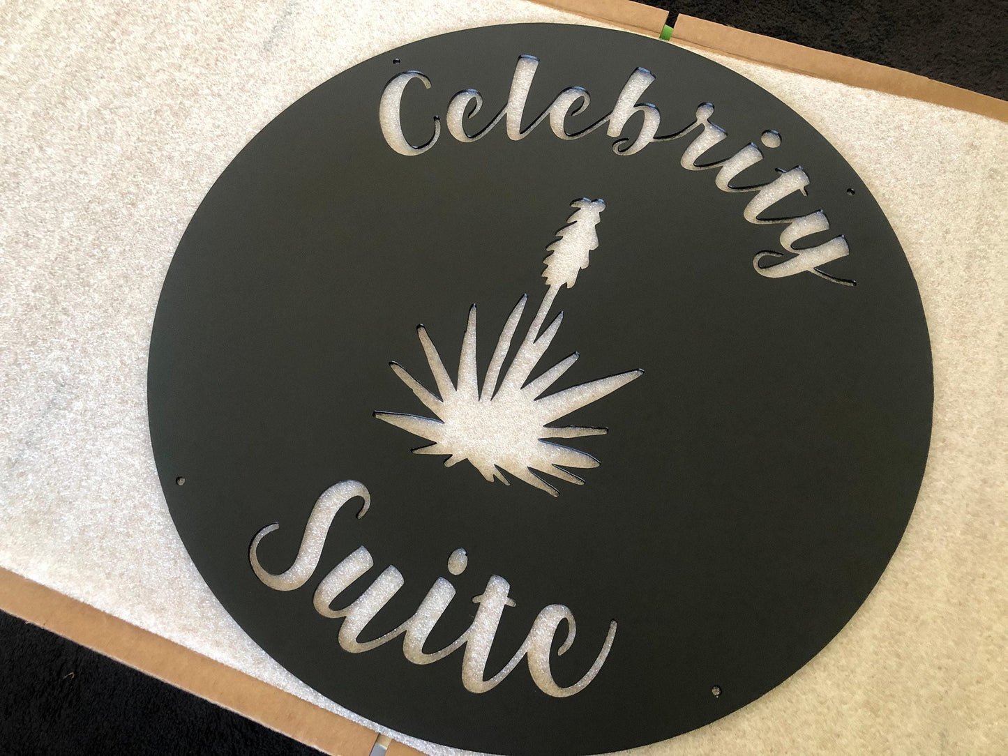 Yucca Plant Sign - Desert - Personalized Steel Sign - Metal Art - SQ100