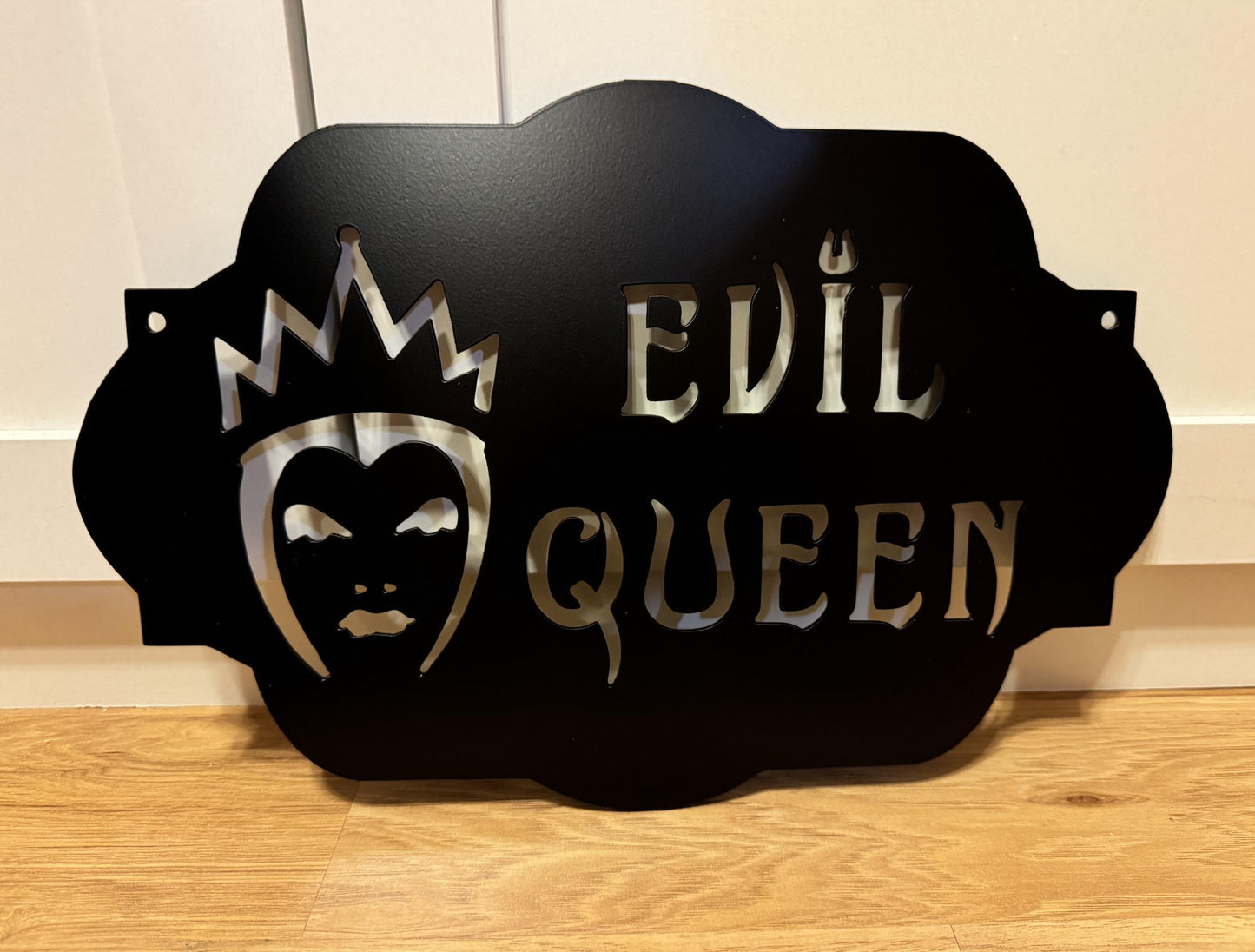 EVIL QUEEN inspired Steel Sign - Kids Movie Metal Art