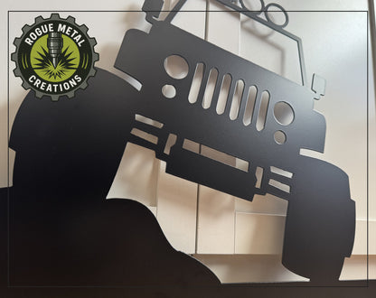 JEEP Inspired - Off Road - Steel Sign - Metal Art - SQ12-36