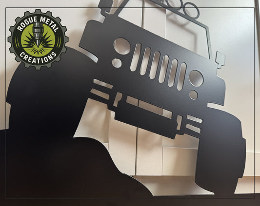 JEEP Inspired - Off Road - Steel Sign - Metal Art - SQ12-36